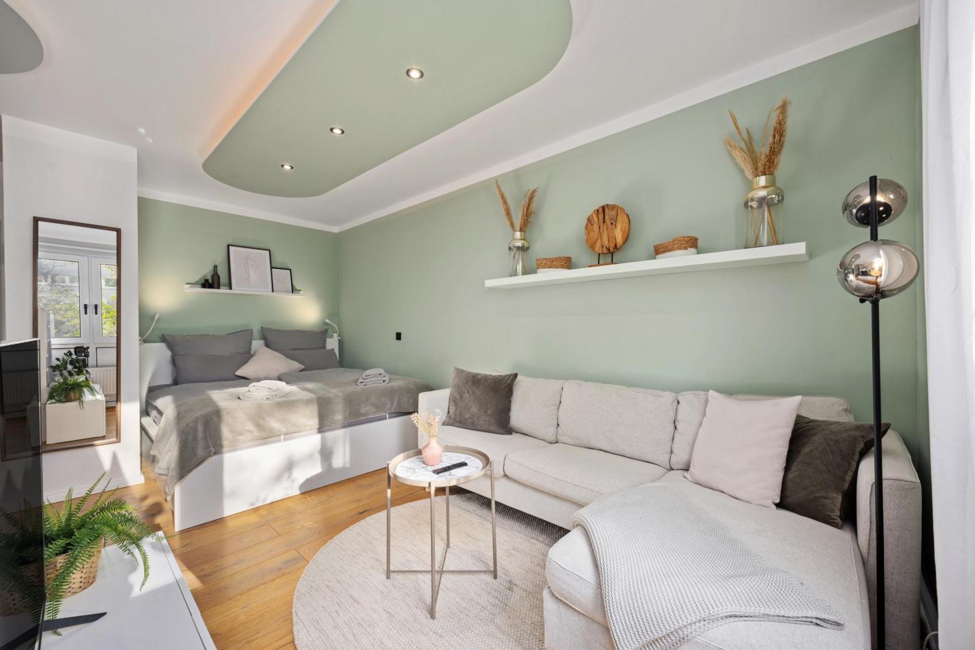 Appartement Edler Wohnraum Luxurioese Stadtoase Mit Balkon, Kaffeevollautomat, Lift & Parkplatz Chemnitz